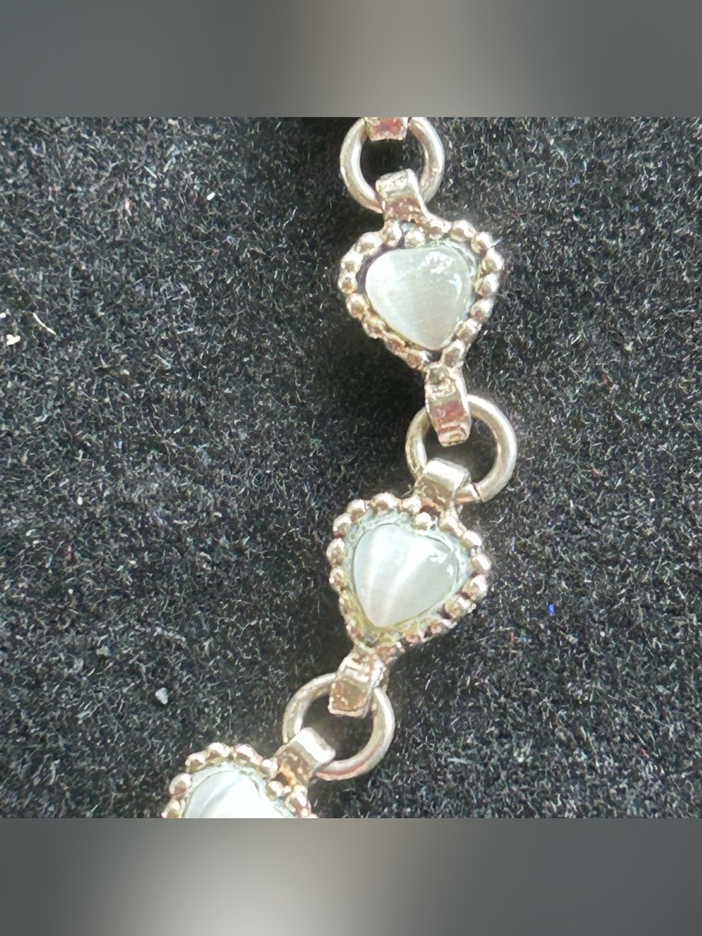 925 Silver Natural Cat Eye Bracelet - Picture 4 of 11